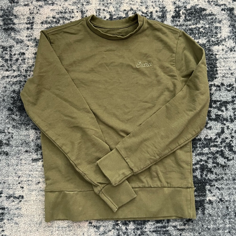 Chipotle Extra Avocado Green Crewneck Size XS